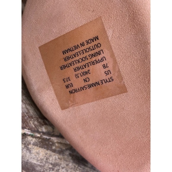 Kate Spade Saffron Heels Slingback Antique Gold Metallic Leather NEW 7 US - Picture 7 of 8